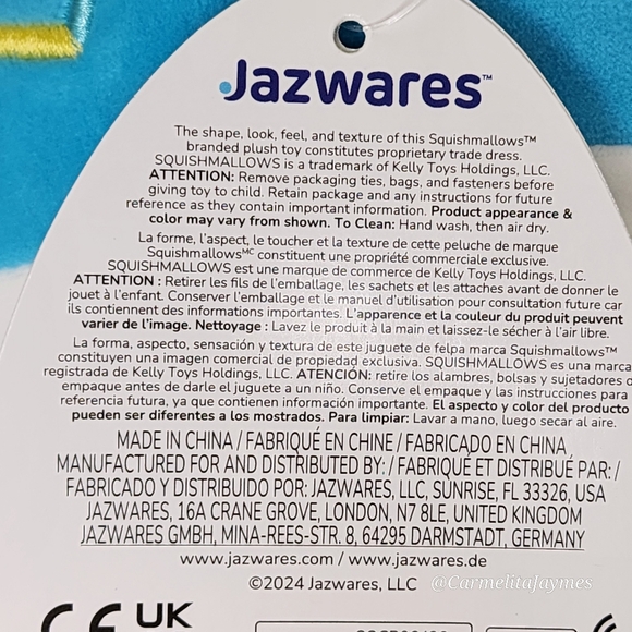 MAX 🎧 Mayfield Stranger Things Netflix X Original Squishmallow ☆ NWT ☆ - Picture 8 of 8